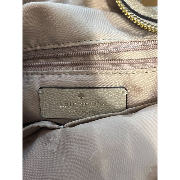Kate Spade New York Bailey Nude/ Pinkish Leather Shoulder Bag handbag purse - Picture 12 of 12